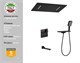 Душевая система скрытого монтажа c термостатом Gristo Black Termo LED GBT-5064 черный матовый 1901 - фото 6538