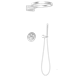 Душевая система скрытого монтажа c термостатом Gristo White Matte Termo GWMT-6063 белый матовый 1978